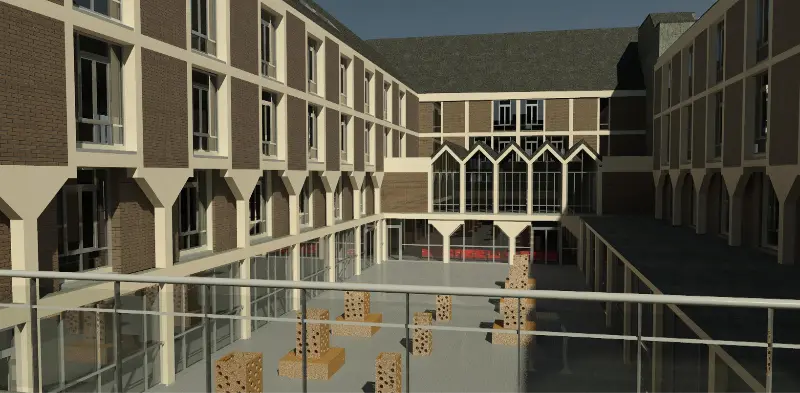 Cas BIM : maquette BIM de 24 000 m² à des fins de rénovation de bâtiments universitaires (UCL – Eurosia)